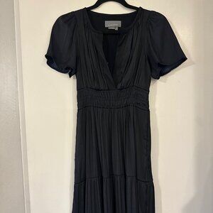 Anthropologie Somerset Maxi Dress - Black Small Petite